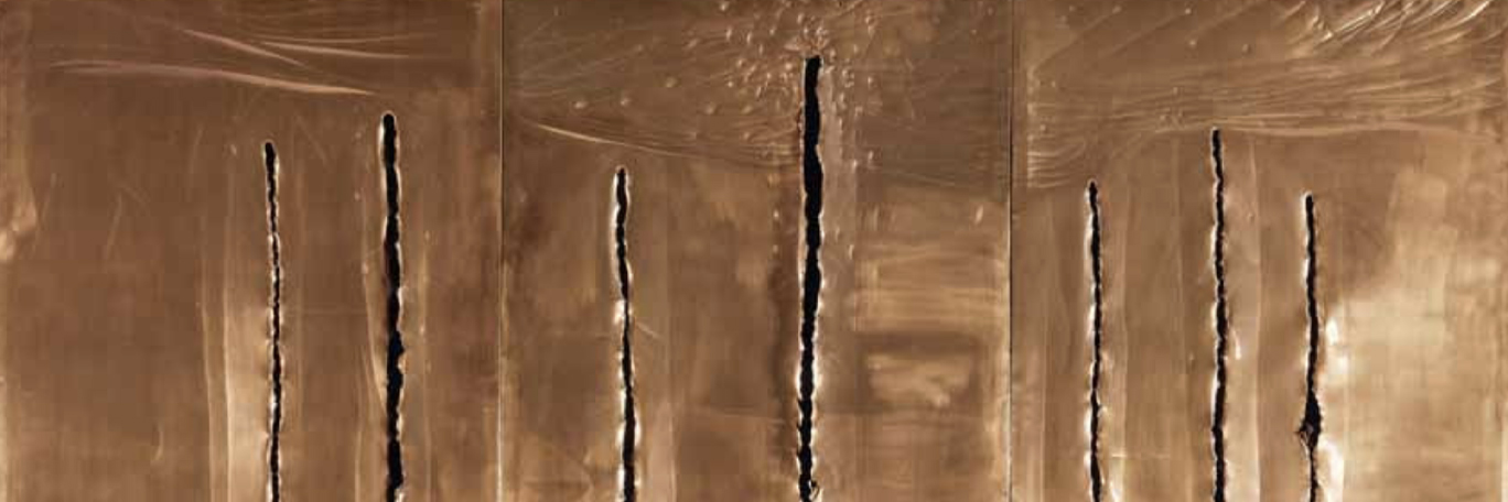 la mostra dedicata a Lucio Fontana, si origina dal rapporto tra l’artista, maestro dell’arte del XX secolo e storica d'arte Carla Lonzi