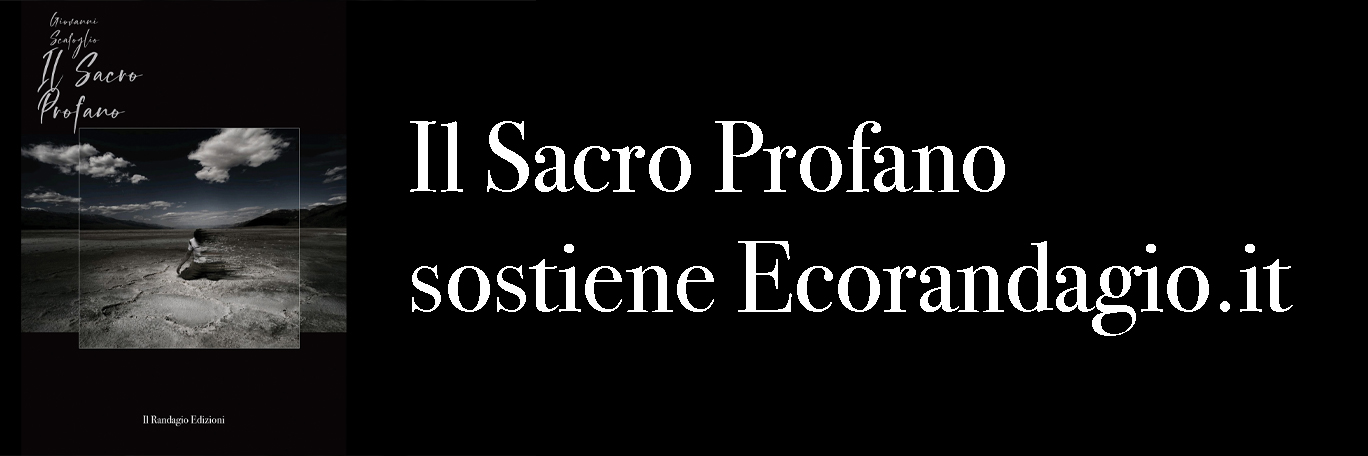 Il Sacro Profano sostiene Ecorandagio.it - Tutti i proventi derivanti dall'opera e dalle opere derivate serviranno a sostenere il giornale- Giovanni Scafoglio - NFT - Realtà Aumentata -Aria App- Il Randagio Edizioni