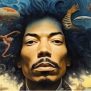 a 53 anni dalla sua scomparsa, ecco 10 brani di Jimi Hendrix che non possono mancare nella tua playlist musicale. Illustrazione di Giovanni Scafoglio