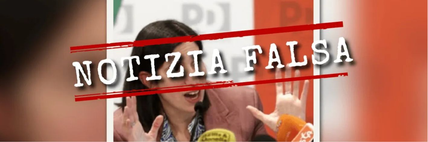 Elly Schlein e la frase fake che gira sui social. Una tecnica subdola e vigliacca: ripetere tante volte una bugia rendendola una verità