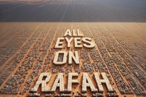 All eyes on Rafah una storia su Instagram condivisa da decine di milioni di persone. Chi c'è dietro questa immagine virale?