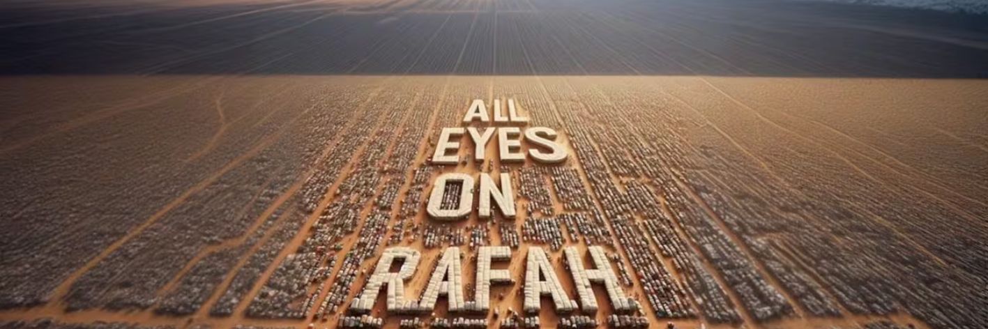 All eyes on Rafah una storia su Instagram condivisa da decine di milioni di persone. Chi c'è dietro questa immagine virale?