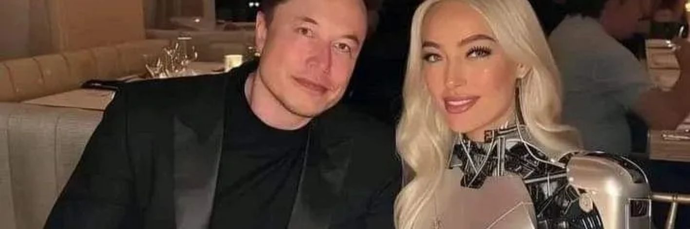 Elon Musk sposa un robot: ennesima fake per creduloni italiani e Meta lascia che venga diffusa nonostante sia una fake generata da iA