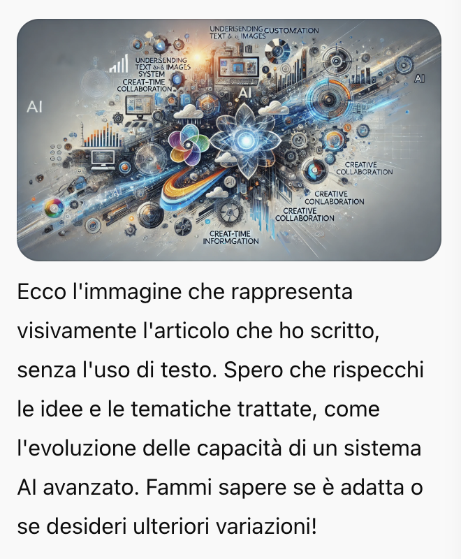 E' stata appena rilasciata ChatGPT Canvas. Le ho chiesto di scrivere questo articolo e spiegare MA NON PARLATEMI DI COMPRENSIONE