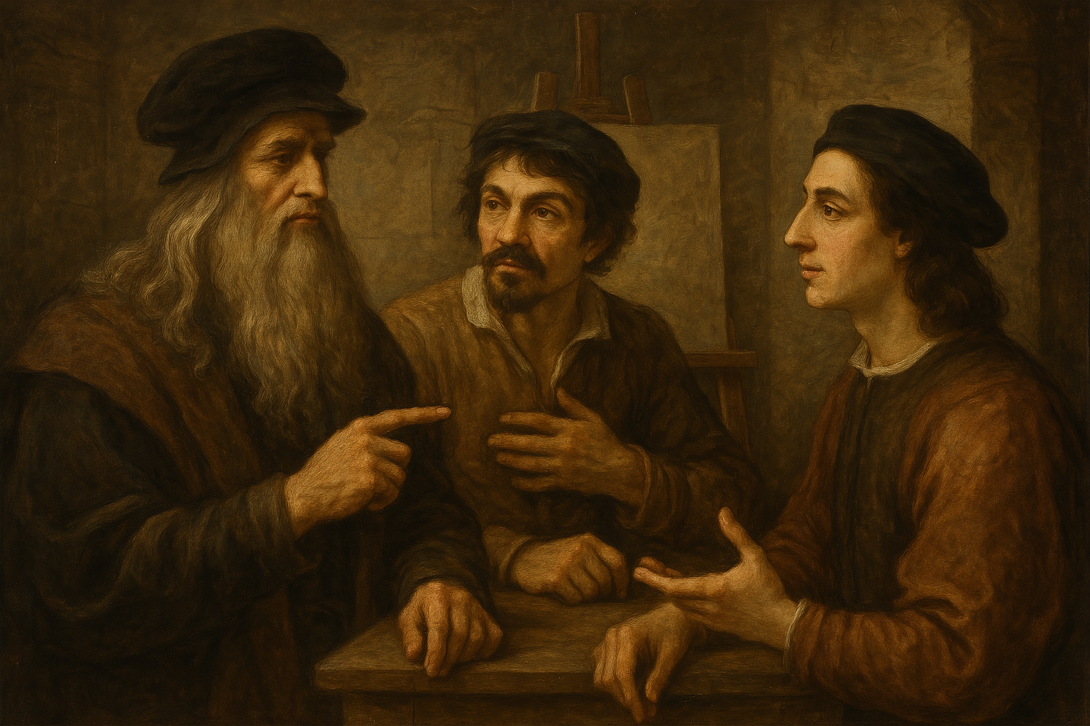 Cos'è il coraggio? Michelangelo, Raffaello e Leonardo: tre geni, tre artisti cherappresentano la massima esemplificazione del coraggio