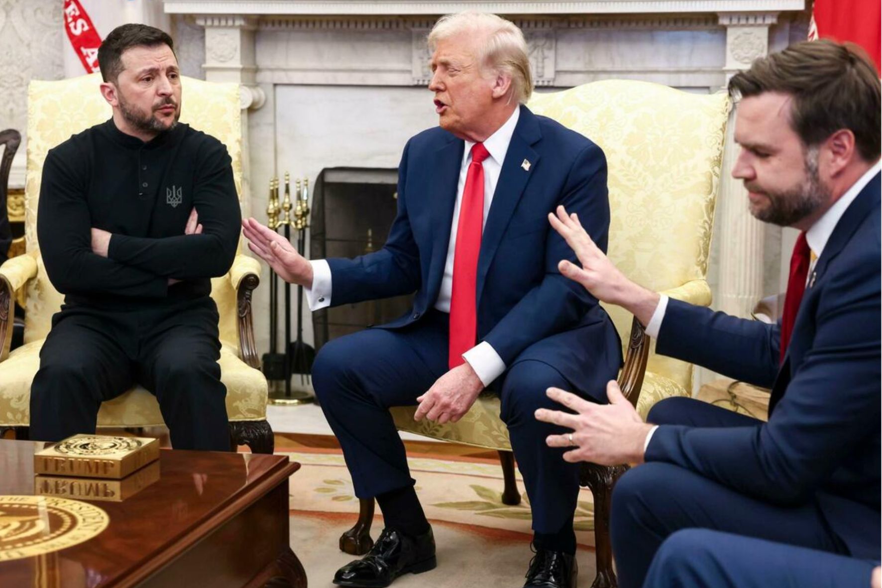 Un attore, un palazzinaro e un marine entrano nello Studio Ovale. Sembra una barzelletta ma sono Zelensky, Trump e Vance ed è una tragedia
