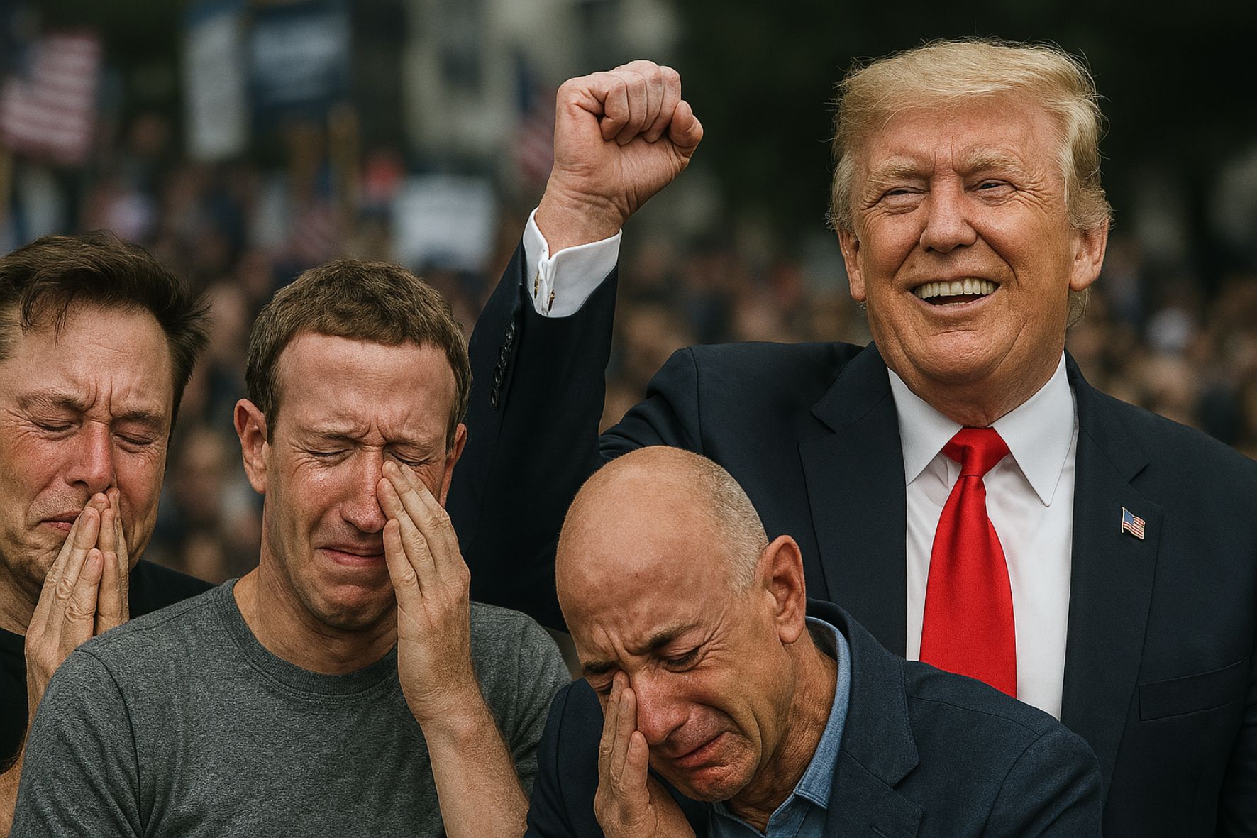 Le borse crollano e Trump esulta mentre Zuckerberg, Bezos ed Elon Musk, perdono decine di miliardi. Ecco quanto nel dettaglio