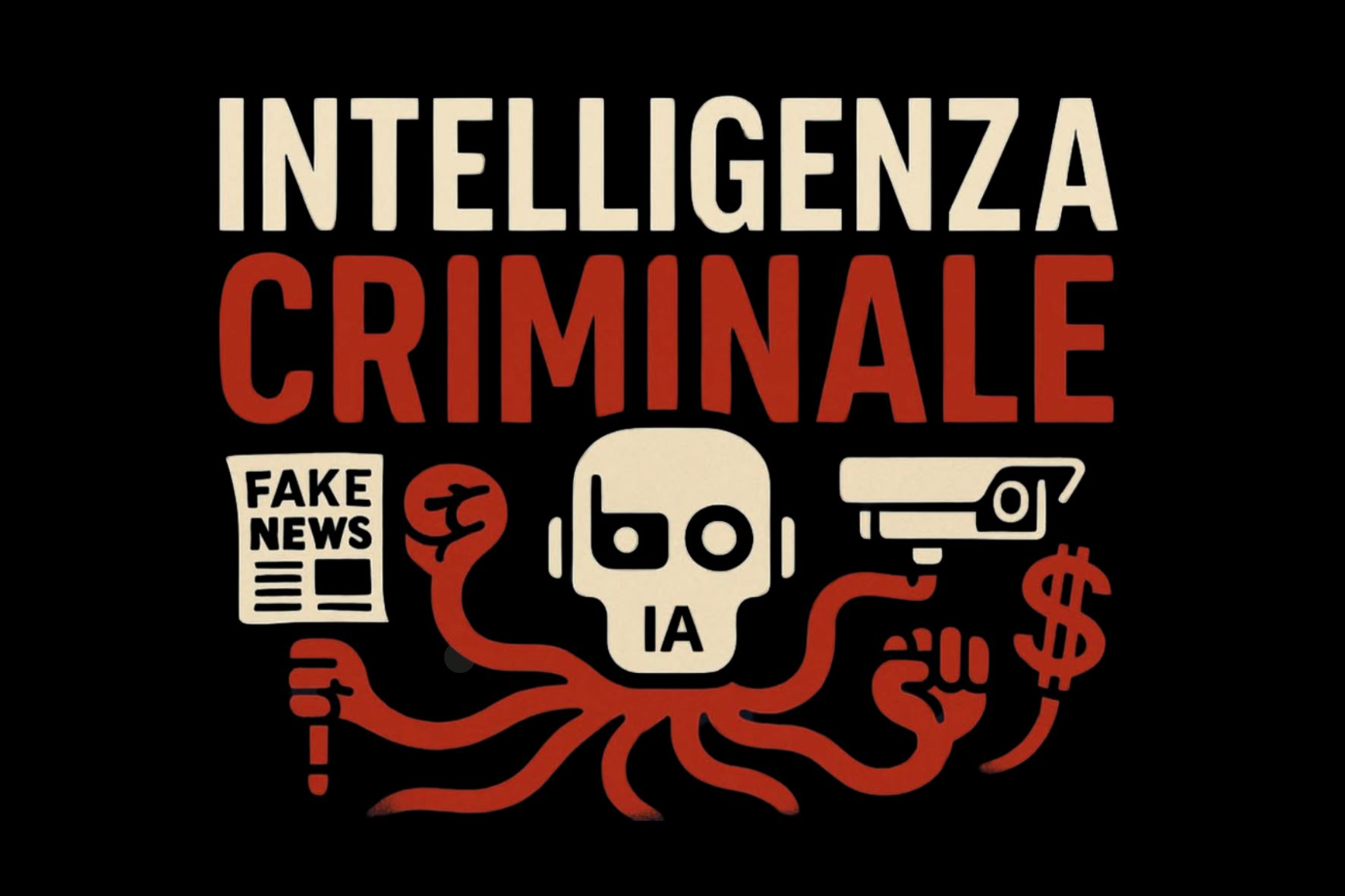 Intelligenza Criminale, saggio di Giovanni Scafoglio che indaga sul lato oscuro della intelligenza artificiale e sull'uso pericoloso delle iA