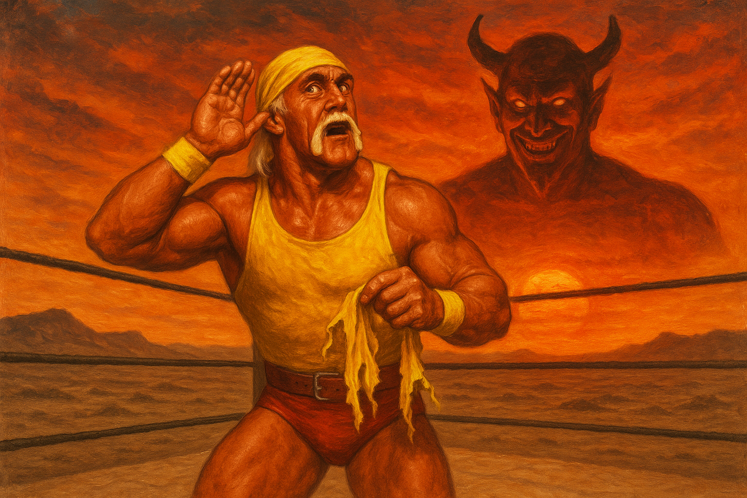 Canzoni per Hulk Hogan che non è morto, Ha solo finito il suo ultimo match con il tempo. E il tempo, stavolta, non si è lasciato schienare.
