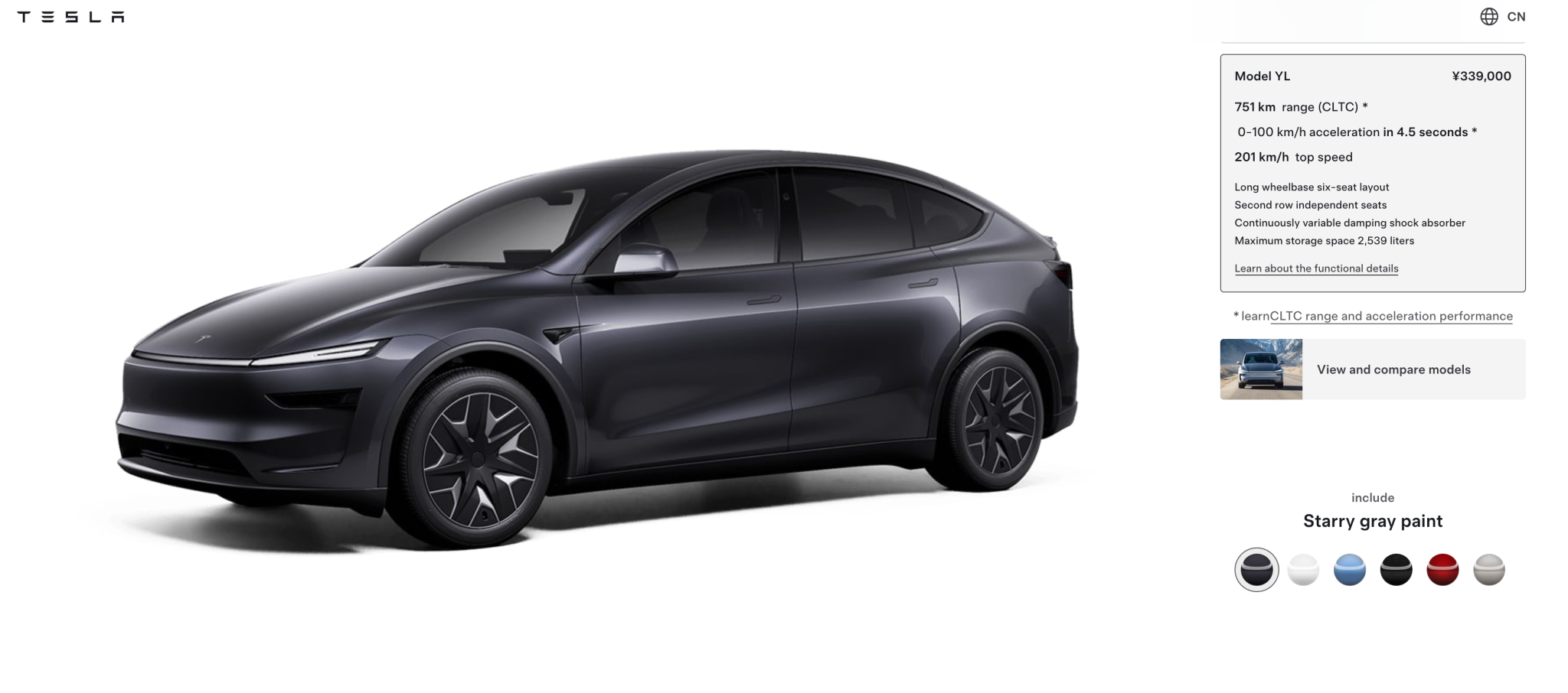 Tesla Model Y L debutta in Cina con sei posti e oltre 750 km di autonomia ecco il nuovo gioiellino di Elon Musk