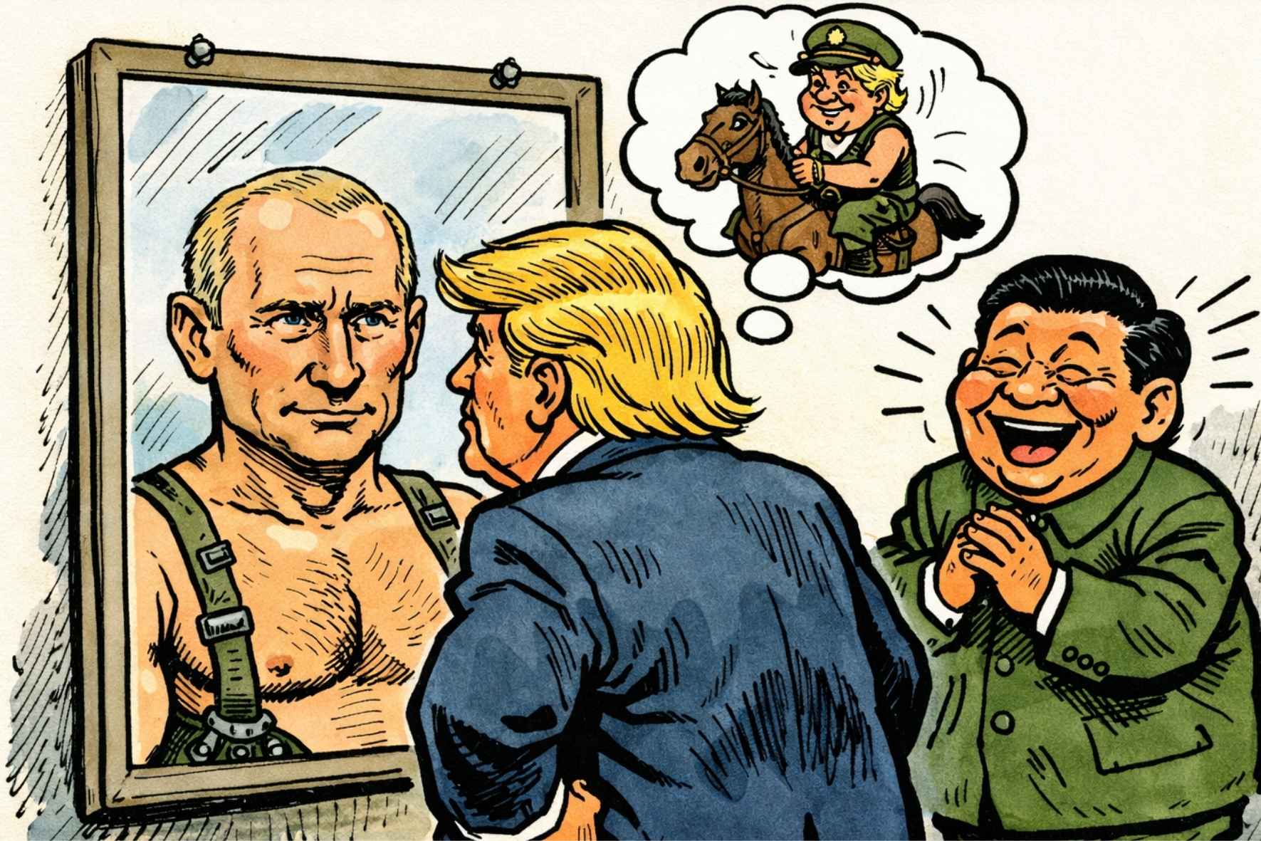 Un anno di Trump: lo Zar da discount che voleva essere Putin ma si è fatto fregare dalla Cina da Xi dalla Russia e dagli Arabi