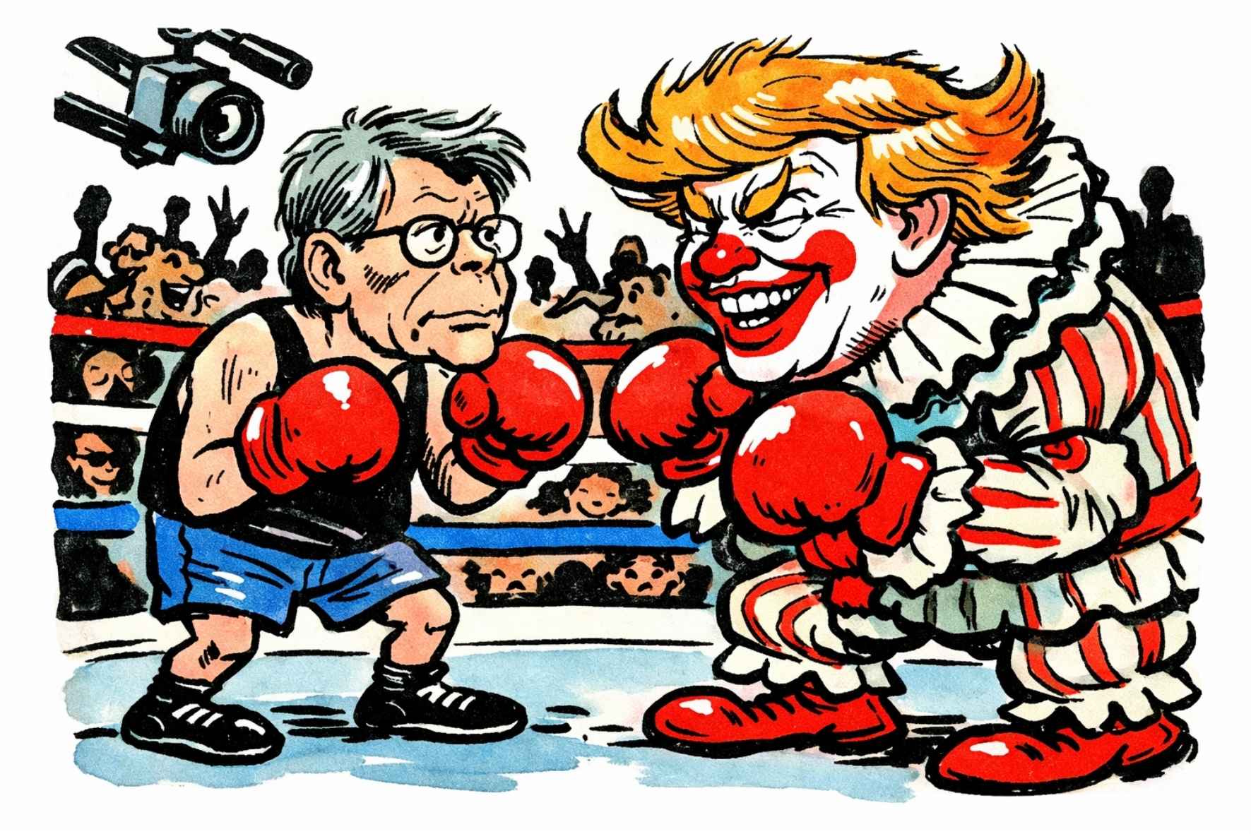 King VS Trump: che questo tizio abbia il dito sul grilletto nucleare è peggio di qualsiasi storia dell'orrore che io abbia mai scritto