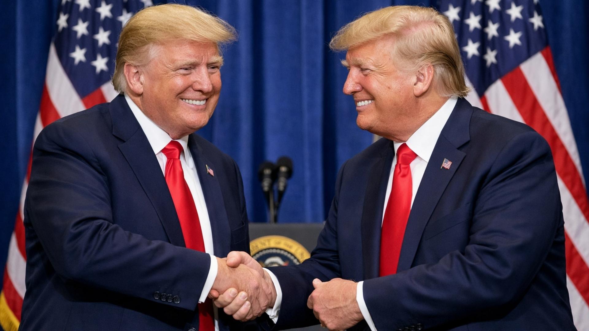 Tutte le dichiarazioni di Trump sull'Iran. Trump non riesce neanche a fare pace con se stesso sembra un film comico. E' tragica realtà