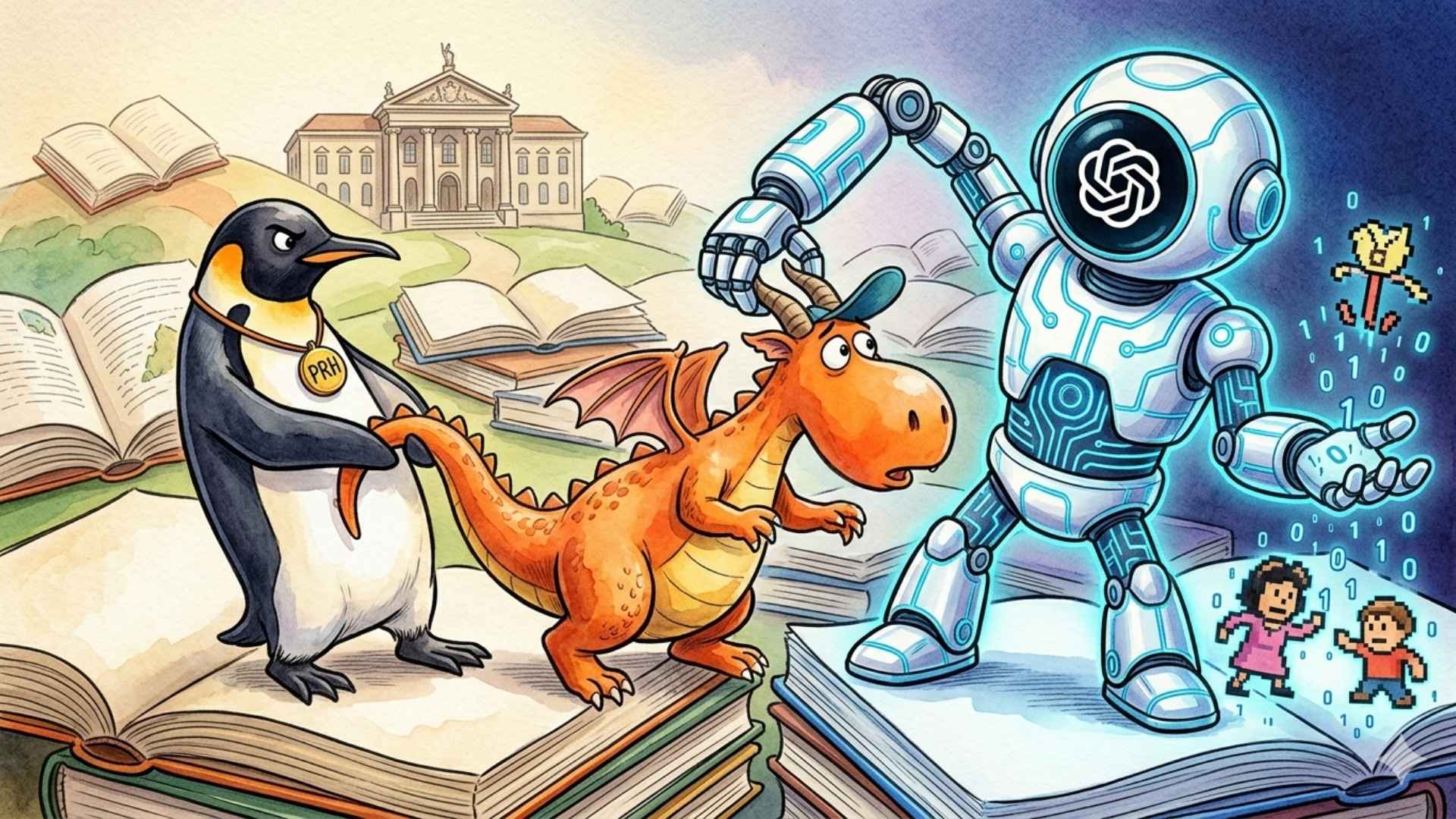 Penguin fa causa a OpenAI. Cosa succederà se Penguin vincerà la causa? L'IA può essere considerata "autrice" di un libro?