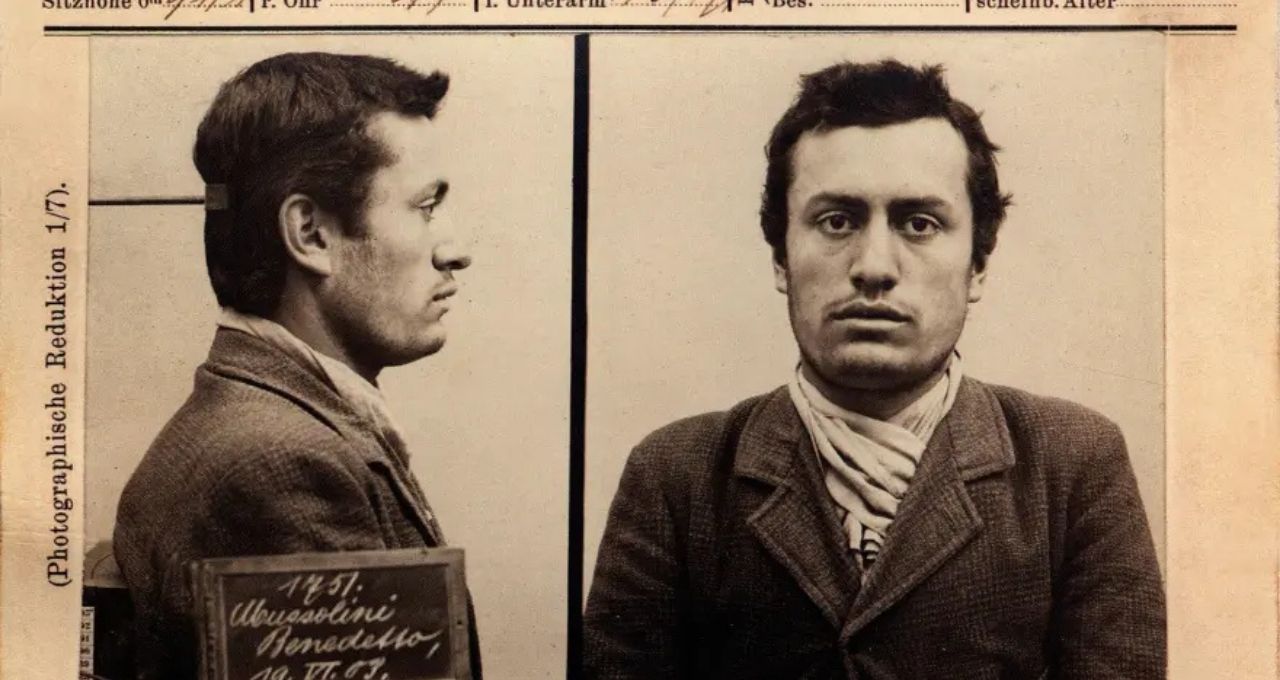 Mussolini arrestato in svizzera per vagabondaggio. Un immigrato fuggito dall'Italia per evitare la leva militare